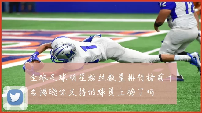 全球足球明星粉丝数量排行榜前十名揭晓你支持的球员上榜了吗